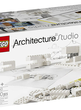 乐高LEGO 建筑系列21050 建筑工作室Architecture Studio儿童智力