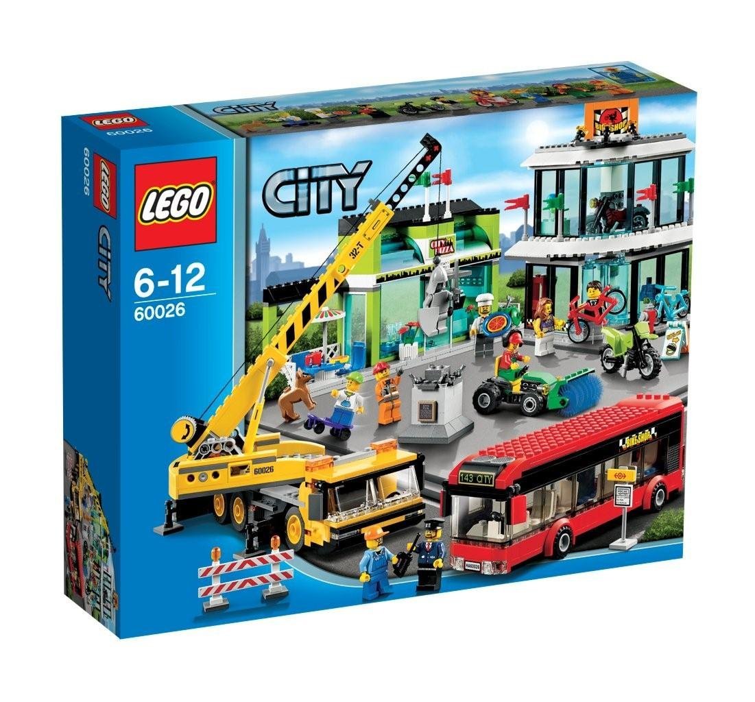 乐高lego 60026城市系列城市广场 绝版收藏儿童智力拼接款玩具