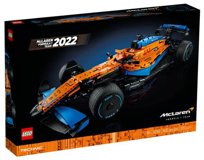 乐高LEGO 科技系列42141迈凯伦F1赛车益智拼装积木玩具礼物收藏