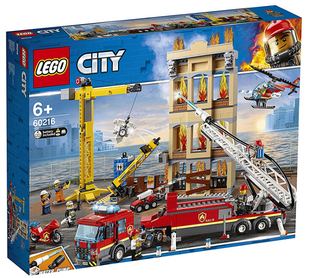 乐高LEGO 城市组CITY系列60216城市消防救援队2019新款智力玩具
