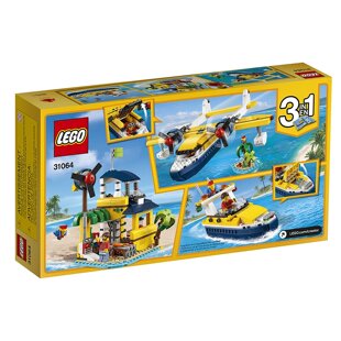 乐高LEGO 31064 创意百变三合一水上飞机的冒险2017款智力玩具