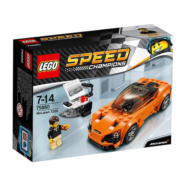 乐高lego 75880超级赛车speed champion迈凯伦720s拼接收藏玩具