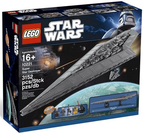 乐高LEGO 星球大战系列10221星际驱逐舰 积木智力儿童益智拼接 - 封面