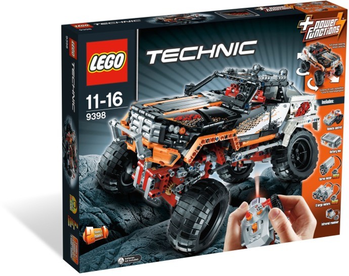 乐高lego 9398科技系列technic遥控四驱越野车积木玩具智力拼接