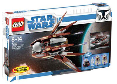 乐高LEGO 7752星球大战杜库伯爵的太阳帆船绝版收藏儿童智力拼接