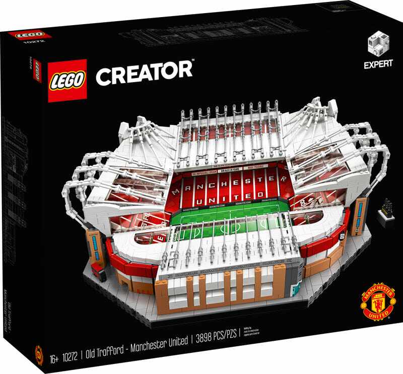 乐高lego 10272老特拉福德球场红魔曼联主场球迷限定人仔拼接智力