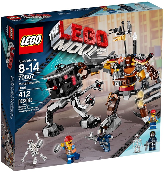lego乐高 70807 大电影系列 金属大胡子的决斗2014款智力拼接收藏
