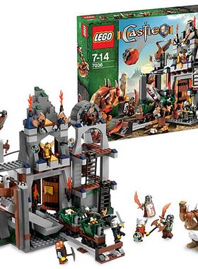 乐高LEGO 珍藏 7036 castle 城堡奇幻 儿童益智玩具矮人矿井