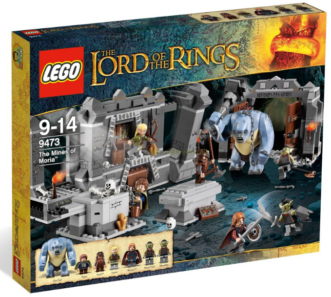 乐高lego 积木玩具 9473 魔戒系列 指环王莫利亚矿坑智力玩具儿童