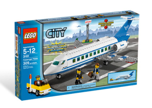 绝版乐高LEGO 3181客运飞机珍藏积木玩具儿童智力拼接城市系列