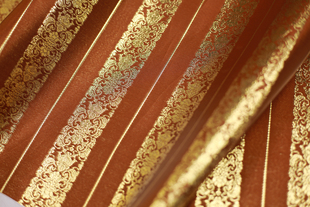 泊月原创新品汉服织金纱明宋对襟衣缘眉子袖缘