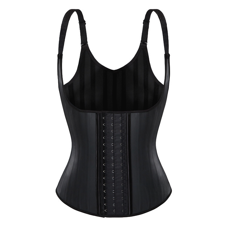 25根钢双肩带胶塑身衣收腹护腰