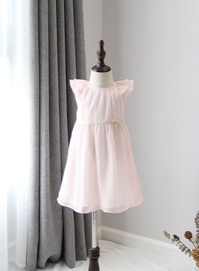 18夏韩国annica story艾尼卡雪纺公主裙儿童连衣裙背心裙an38071