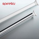 丝普瑞浴帘杆直杆型免打孔浴室伸缩杆卫生间撑杆简易 SPIRELLA