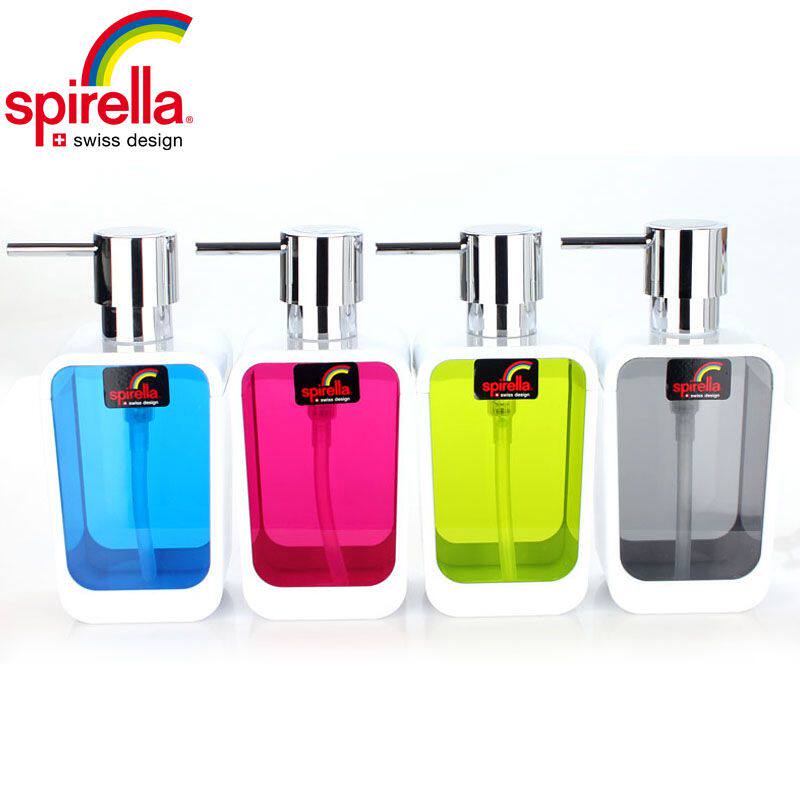 SPIRELLA/丝普瑞亚克力浴室洗手液瓶卫生间创意乳液器按压式分装