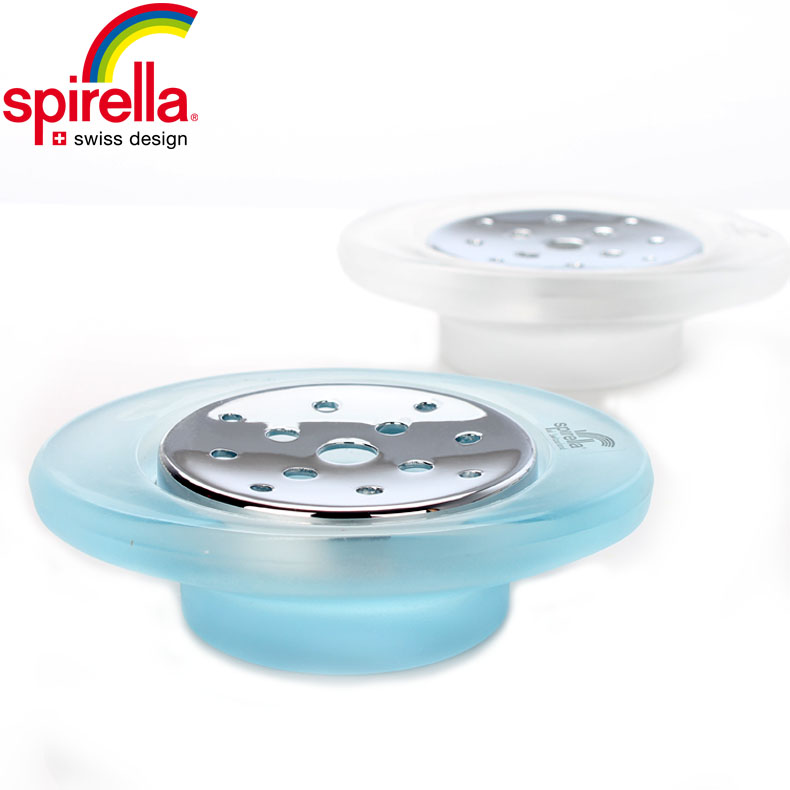 SPIRELLA/丝普瑞卫生间简约磨砂玻璃香皂盒创意欧式肥皂盒沥水