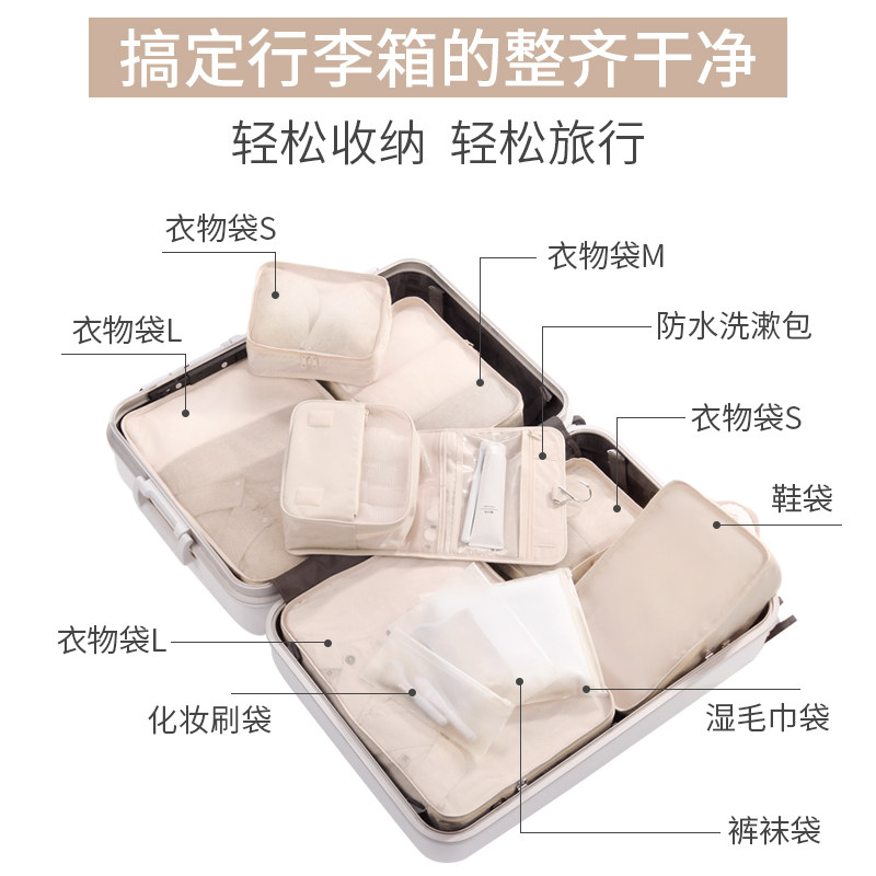 天纵旅行收纳袋便携行李箱收纳包内衣内裤分装袋衣物防水袋待产包
