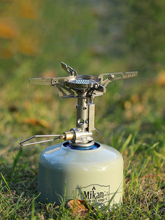 柯曼XD-2F一体式轻量化户外登山露营稳压炉头防风电子打火燃气炉