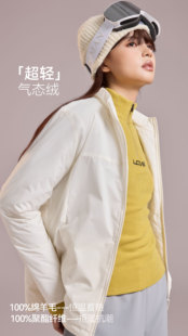 宽松休闲气态绒保暖外套时尚 7391 立领女短款 女装 百搭 1秋冬新款