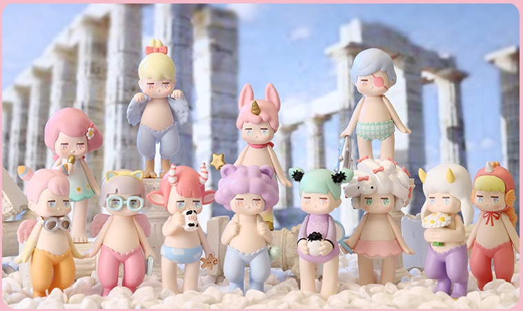 满99包邮  popmart泡泡玛特 潘神洛丽神话系列盲盒公仔 手办摆件