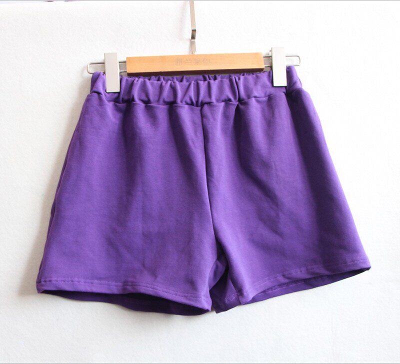 加肥加大码五分裤胖mm居家休闲大裤衩高腰加档加厚宽松运动短裤