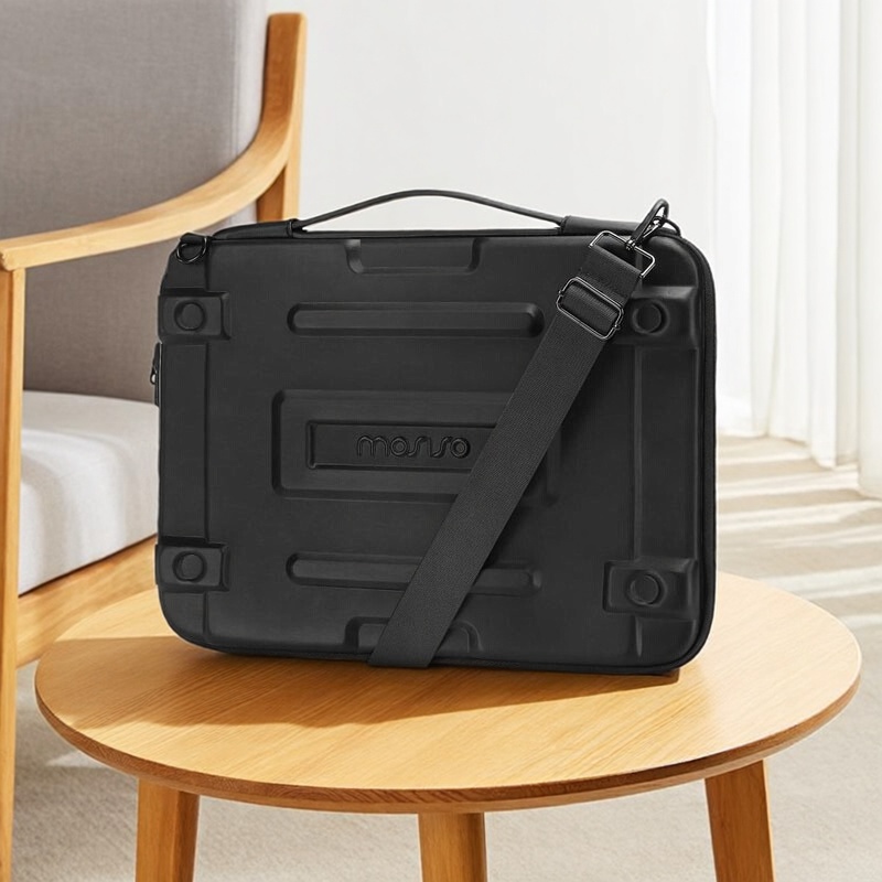 mosiso硬壳内胆电脑包苹果华硕联想戴尔惠普15.6英寸手提斜挎防摔