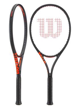 代购Wilson威尔胜网球拍控球稳定力量黑色橙色碳素网球训练