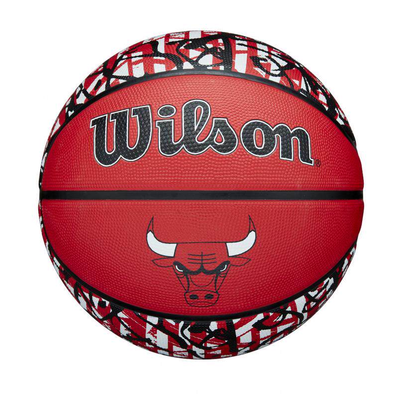 代购Wilson威尔胜篮球户外适用室内适用练习用球团队标志设计