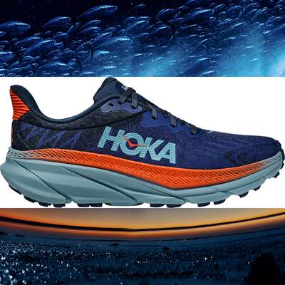 HOKA Challenger ATR 7跑鞋男款减震马拉松跑鞋缓透气防滑登山鞋