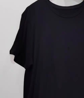 男纯棉长袖圆领长袖 运动短袖。