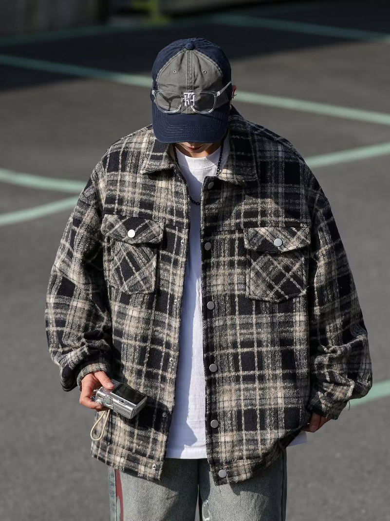 204-JK52-P50大码小香风外套春秋新款潮流青年上衣潮牌痞帅夹克，男装夹克，星座204