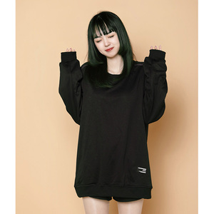 204-W66-P35中性蓝墙长袖卫衣男春秋潮牌2023新款潮 女士衣服上衣图片