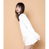 204-W66-P35中性蓝墙长袖卫衣男春秋潮牌2023新款潮女士衣服上衣，女装卫衣/绒衫，星座204