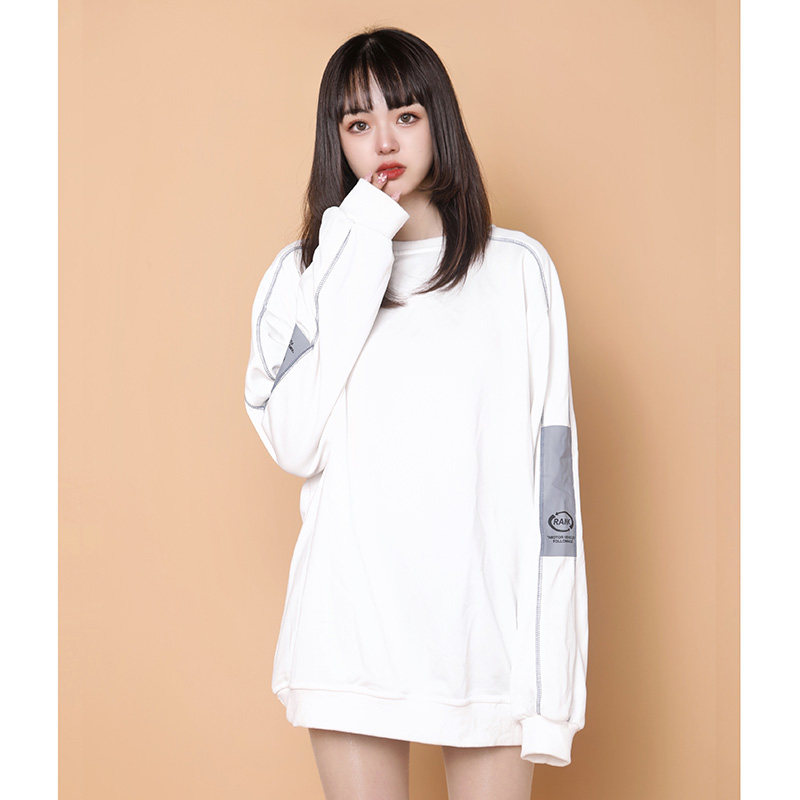 204-W66-P35中性蓝墙长袖卫衣男春秋潮牌2023新款潮女士衣服上衣,女装卫衣/绒衫,星座204