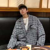 204-JK51-P55春季韩版气质百搭宽松中长款休闲男长袖衬衫上衣潮，男装衬衫，星座204