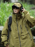108204-JK261-P60三防山系户外露营春秋纯色夹克外套冲锋衣，男装夹克，星座204
