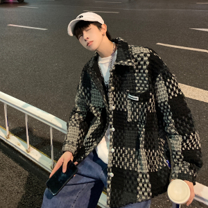 小香风外套男生春秋季高级感痞帅气cleanfit开学穿搭2024潮牌夹克图片