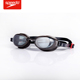 Speedo 专业训练智能贴合可更换鼻架防水高清近视泳镜男女 速比涛