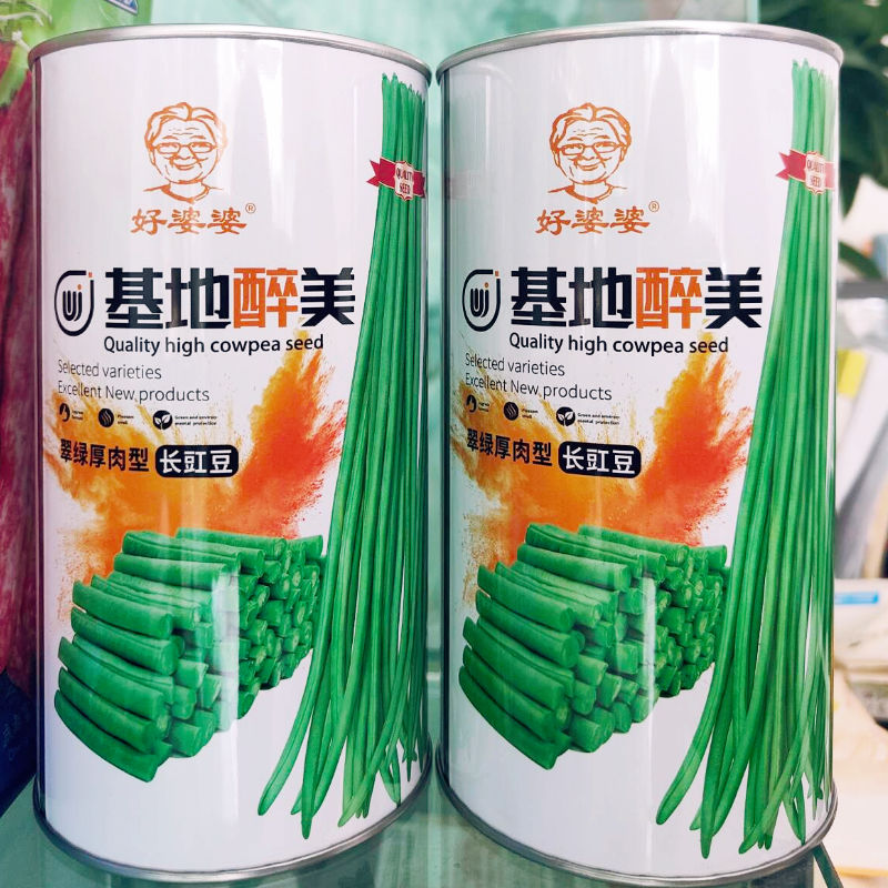 基地醉美长豇豆种子翠绿条长豆角种子大棚露天基地种植春秋蔬菜籽