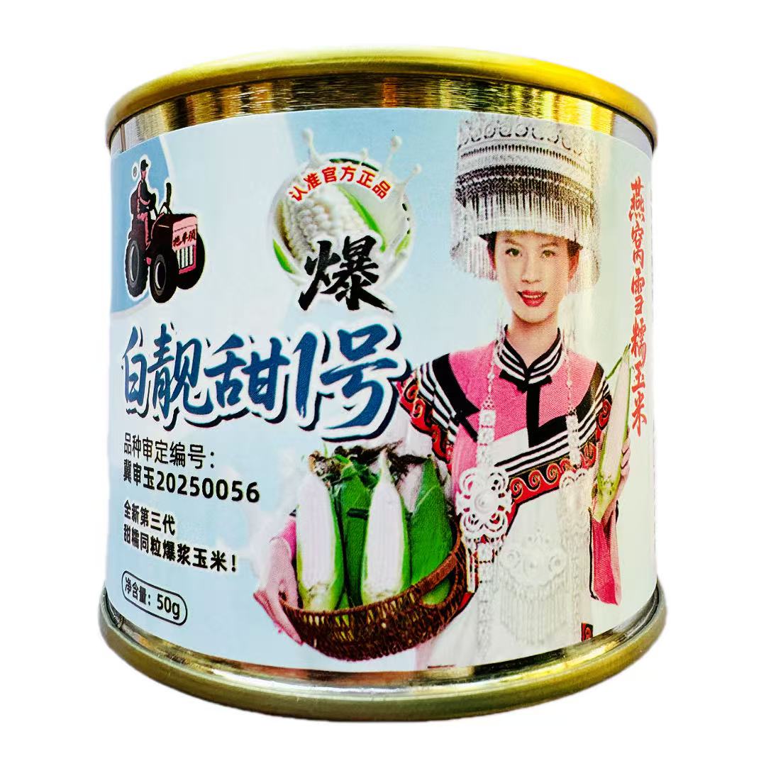 白靓甜1号糯玉米种子高产大棒甜糯玉米种籽春夏秋播燕窝雪糯玉米