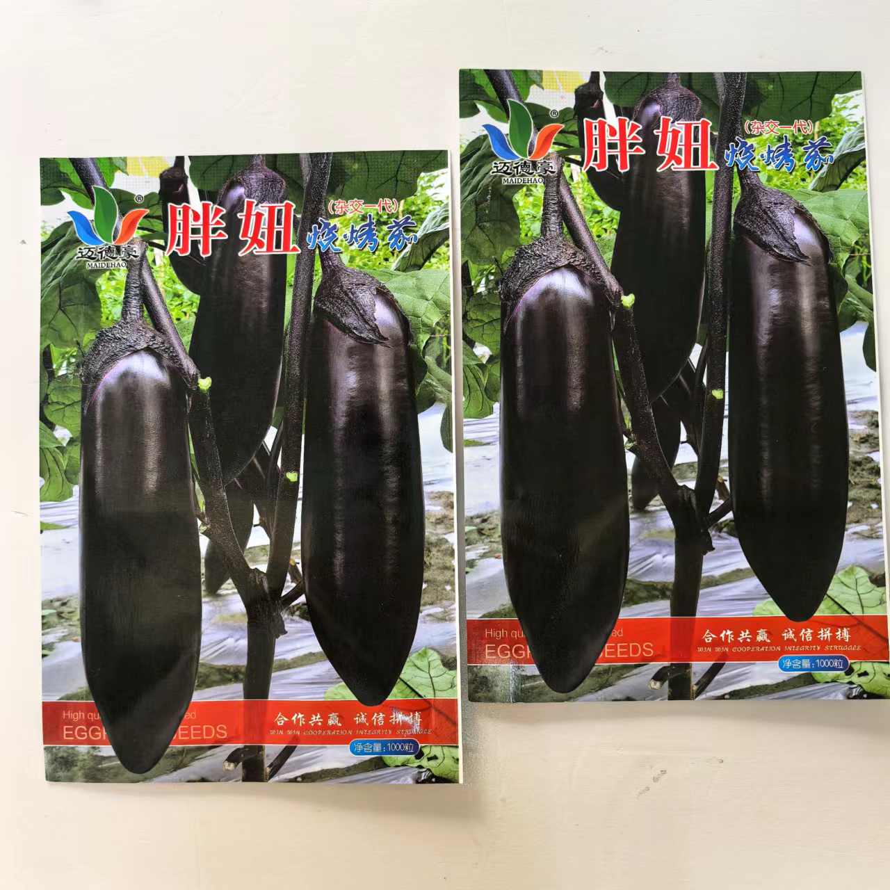 胖妞烧烤茄子种子粗棒顺直果皮紫黑发亮果肉淡绿色口感甜糯春秋播