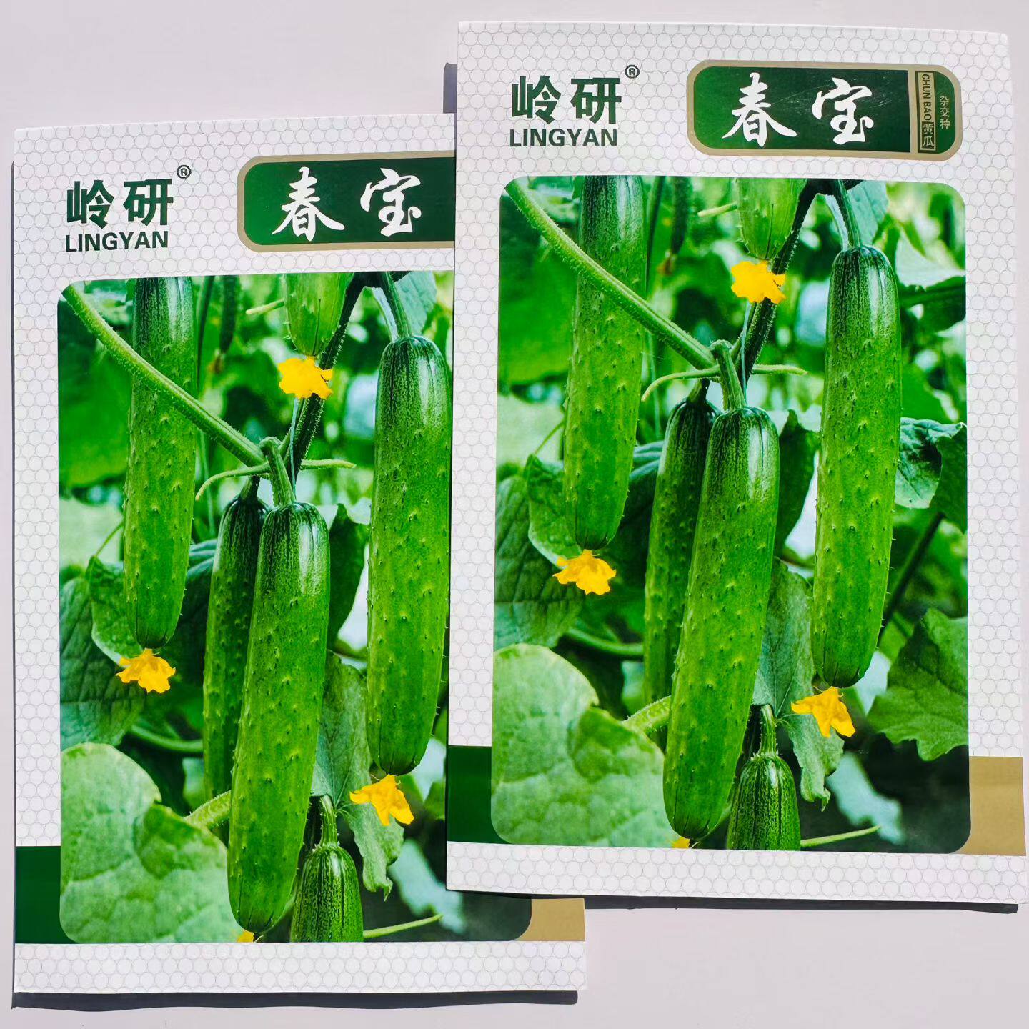岭研强雌性水果黄瓜种子甜脆清香赛水果黄瓜短棒型黄瓜种籽春秋播