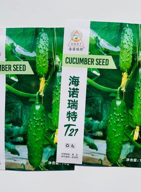 103升级新品种海诺瑞特T21强雌黄瓜种子脆甜华南北方专用水果黄瓜