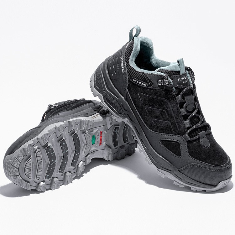 探路者徒步鞋冬户外防泼水加绒保暖防滑耐磨登山鞋男TFAACN91975