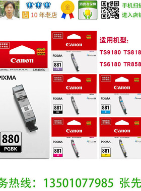 佳能 Canon PGI-880XL原装大容量墨盒TS708 TS9280 TS8180 TR8580