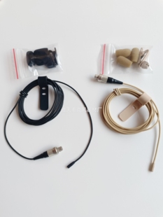 高端进口咪芯lemo雷莫领夹麦克风森海无线话筒演出直播贴脸咪头线