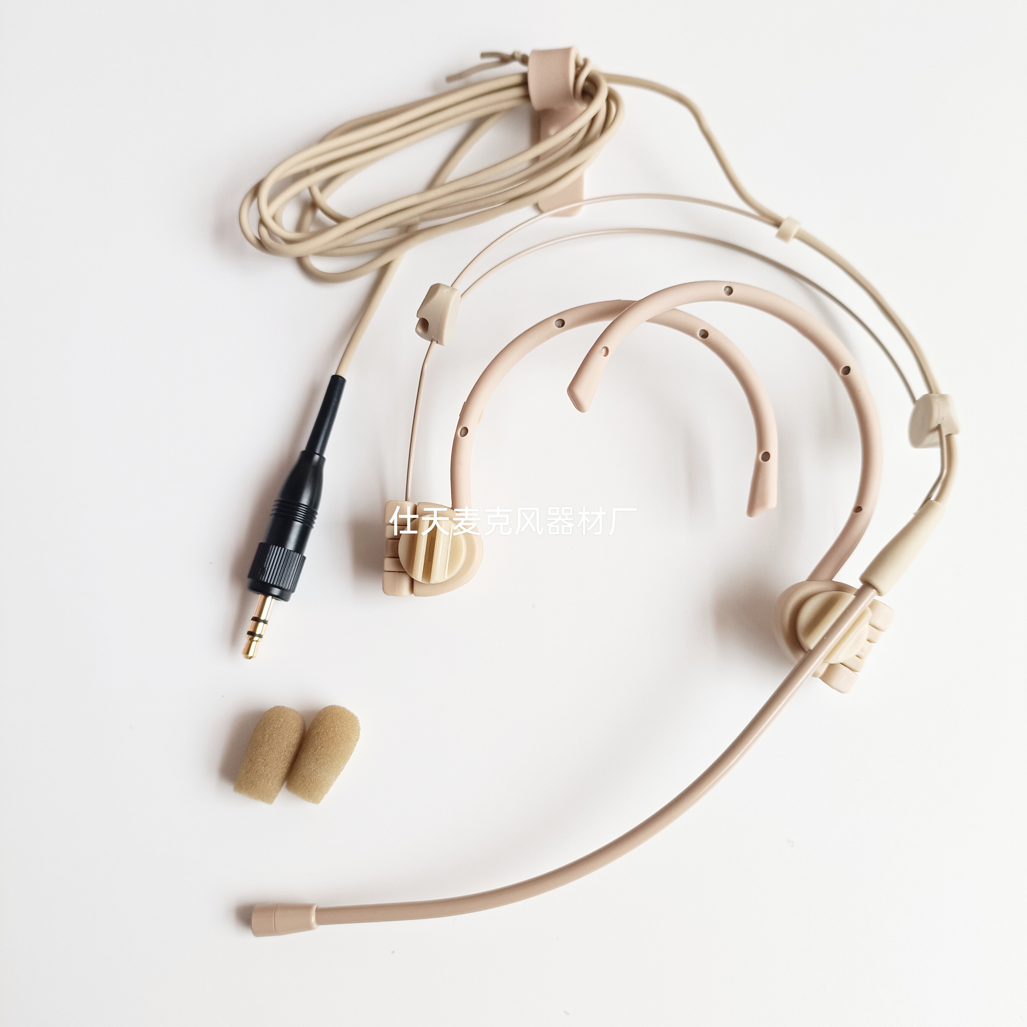 高端新款折叠伸缩耳挂式头戴麦克风舞台演出直播录音头戴耳麦咪线