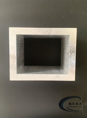 矩形管100*80*10mm铝合金方管四方管模型支撑6063方管空心铝管u.