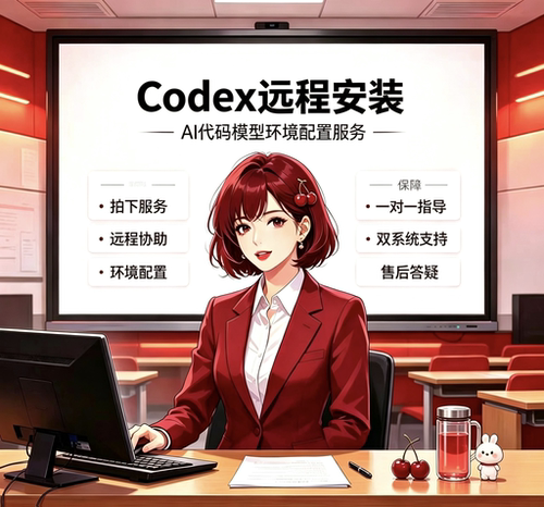 Codex远程安装/模型接入/中文界面/Win/Mac/解决报错/装完即用