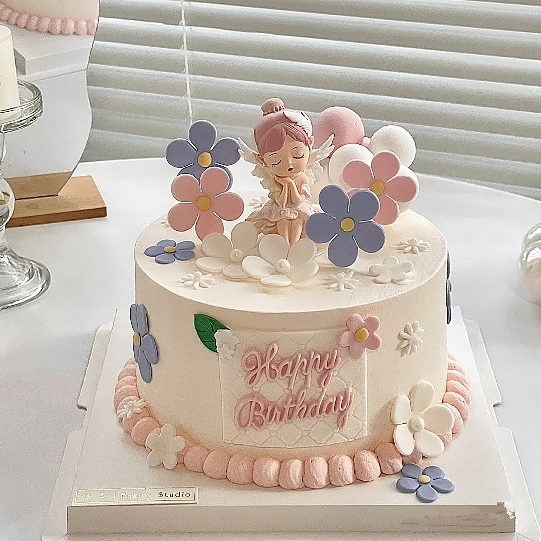 烘焙蛋糕装饰贝拉公主玩偶